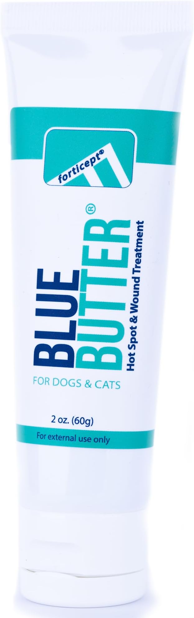 Forticept Blue Butter – Hot Spot Treatment for Dogs & Cats, Wound and Skin Care Infections, Cuts, Rashes Gel Veterinary Strength Topical Ointment 2oz