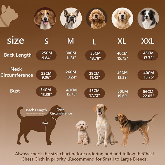 Small/Medium Dog Sweater, Warm Dog Winter Coat w/Sleeves, Comfortable High Neck Premium Dog Clothes for Golden Retriever-Best for Holidays, Daily Walks XXL Green