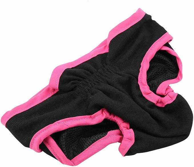 Dog Physiological Pants – Premium Polyester Underwear for Female Dogs | Adjustable & Comfortable Sanitary Diaper | Pink M, Suitable for (L)