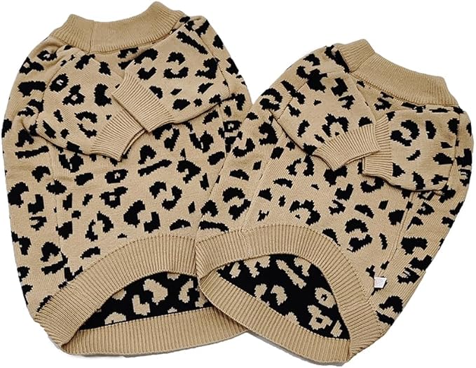 Luxury Dog Sweater – Soft Knit Designer Pet Outfit for Small Dogs & Puppies, XS–L, Stylish Warm Clothing for Yorkies, Chihuahuas, Dachshunds, Maltese, French Bulldog