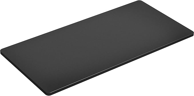 VIVO Universal 55 x 28 inch Solid One-Piece Table Top for Standard and Sit to Stand Height Adjustable Home and Office Desk Frames, Black, DESK-TOP55-28B