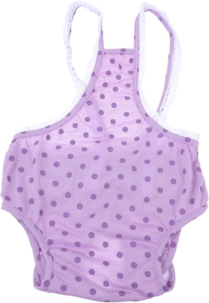 1pc Pet Diaper for Female Dogs Comfortable Underpant for Menstruation Cute Dot Skirt Carpets and Furniture from Stains for Estrus and