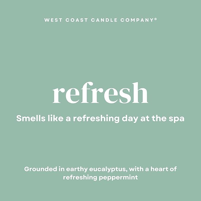 Refresh | Pet Safe Wax Melts | All Natural Soy | Non-Toxic | Dog Friendly | Vet Approved | Long Lasting Home Fragrance | Pet Odor Eliminator | Clean Burning Wax Cubes | Safe Air Freshener