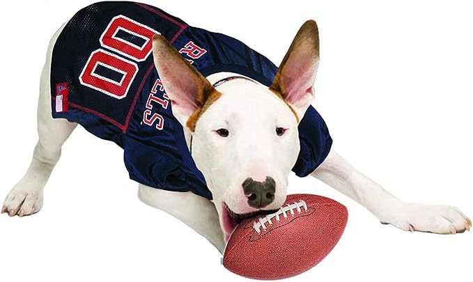 Pets First NCAA College Mississippi Ole Miss Rebels Mesh Jersey for DOGS & CATS, Medium. Licensed Dog Jersey with your Favorite Football/Basketball College Team
