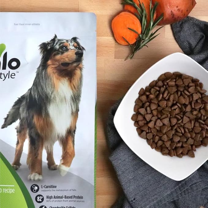 Nulo Senior Grain Free Dog Food with Glucosamine and Chondroitin (Trout and Sweet Potato Recipe, 24lb Bag)