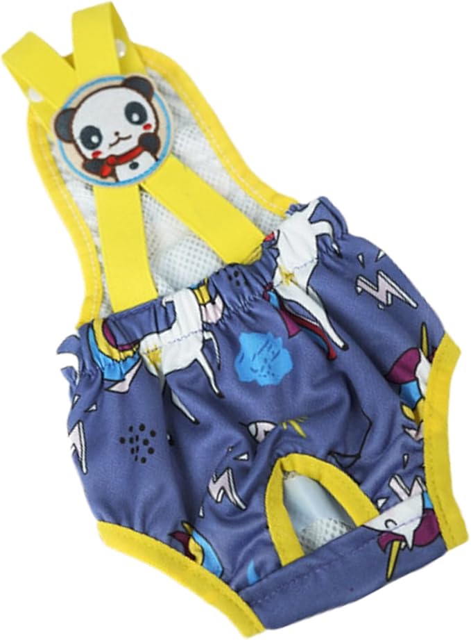 Pet Diaper,Washable Pants with Suspender | Reusable Doggie Diaper,for Home Apartment Indoor Outdoor Travel Car Crate Kennel Yard Park Beach Camping