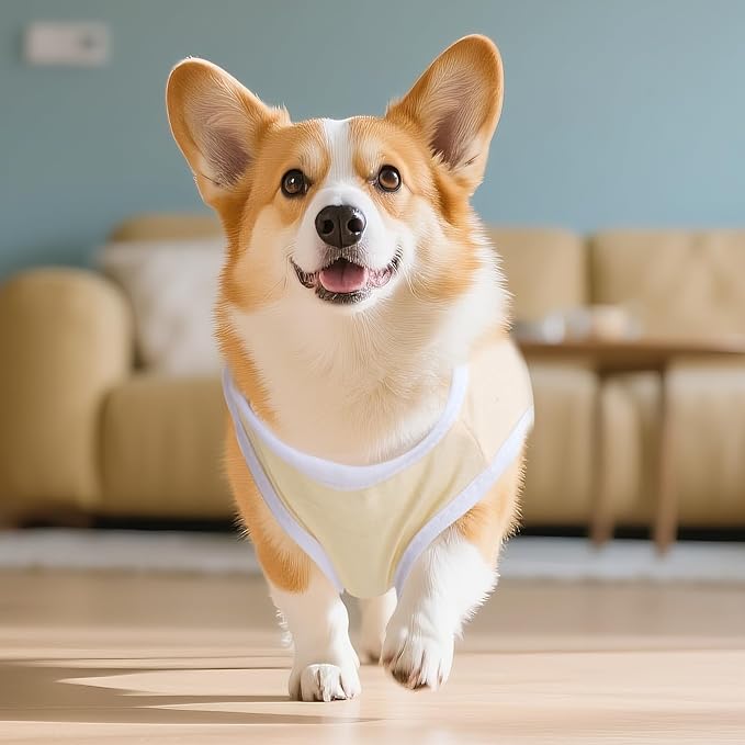 choyaxo 4pcs Dog Shirts Sleeveless Printed Pet Vest for Chiuahaha Small Medium Dogs Spring Summer