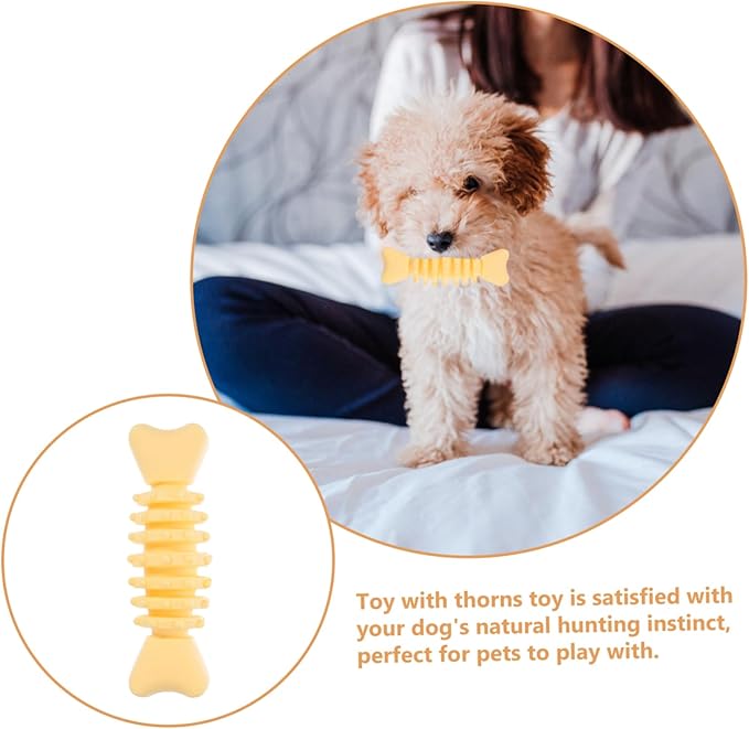 Pet Dog Chew Toy Molar for Dogs Material Puppy Biting Toy Helps Teeth for Playtime and Health