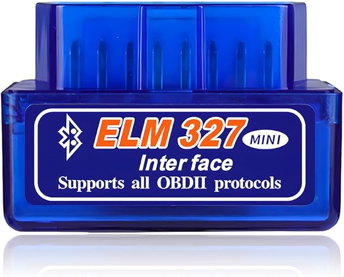 ELM327 OBDII Car Auto Diagnostic Scanner, Mini ELM327 Interface Bluetooth Engine Fault Code Reader, Professional Wireless Failure Detector Compatible with OBD2 Vehicles