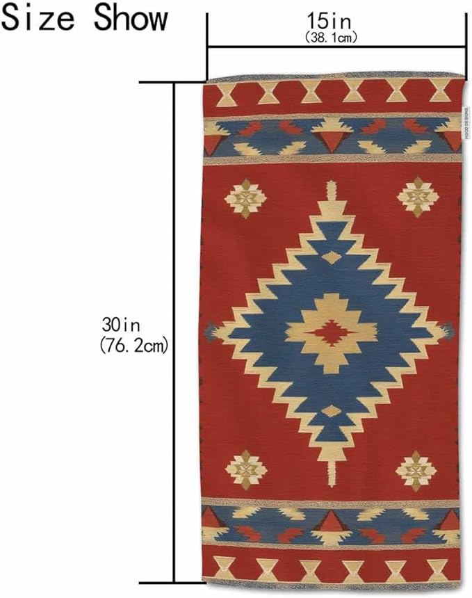 HGOD DESIGNS American Cotton Soft Bath Towels - Southwest American Chevron Style 15'x30' pack of 1