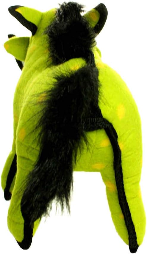 TUFFY - World's Tuffest Soft Dog Toy - Desert - Multiple Layers. Made Durable, Strong & Tough. Interactive Play (Tug, Toss & Fetch). Machine Washable & Floats (Green Warthog, Large 2 Pack)