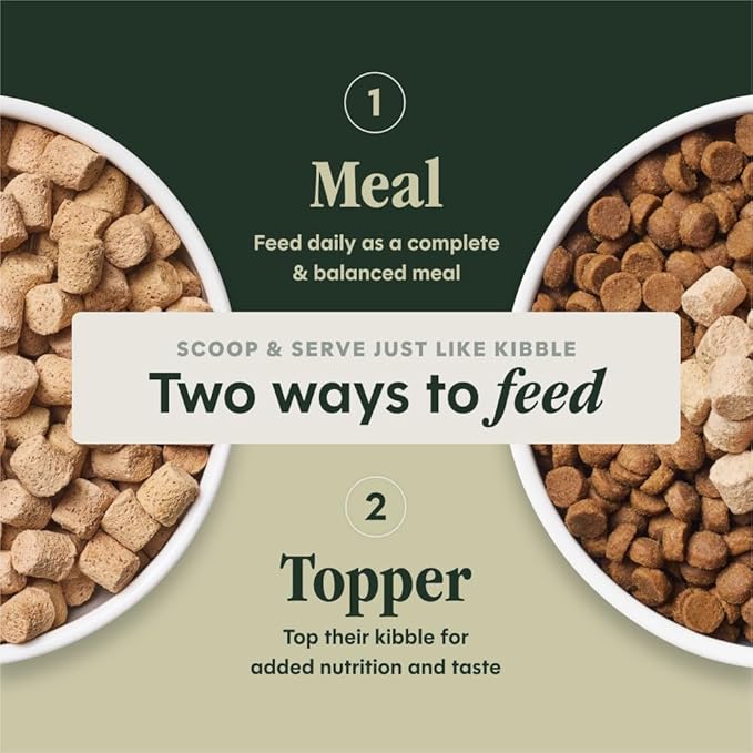 Instinct FreshDried Bites, Natural Freeze-Dried Dog Food, Grain-Free - Grass-Fed Beef, 14 oz. Bag