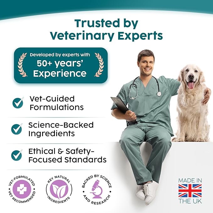 Veterinary Probiotics Paste for Dogs, Tasty Peanut Flavour for Fussy Eaters, Advanced Prebiotic Formula for Digestive Support - Aids Digestion, Diarrhea Treatment, Anti Sickness (60ml)