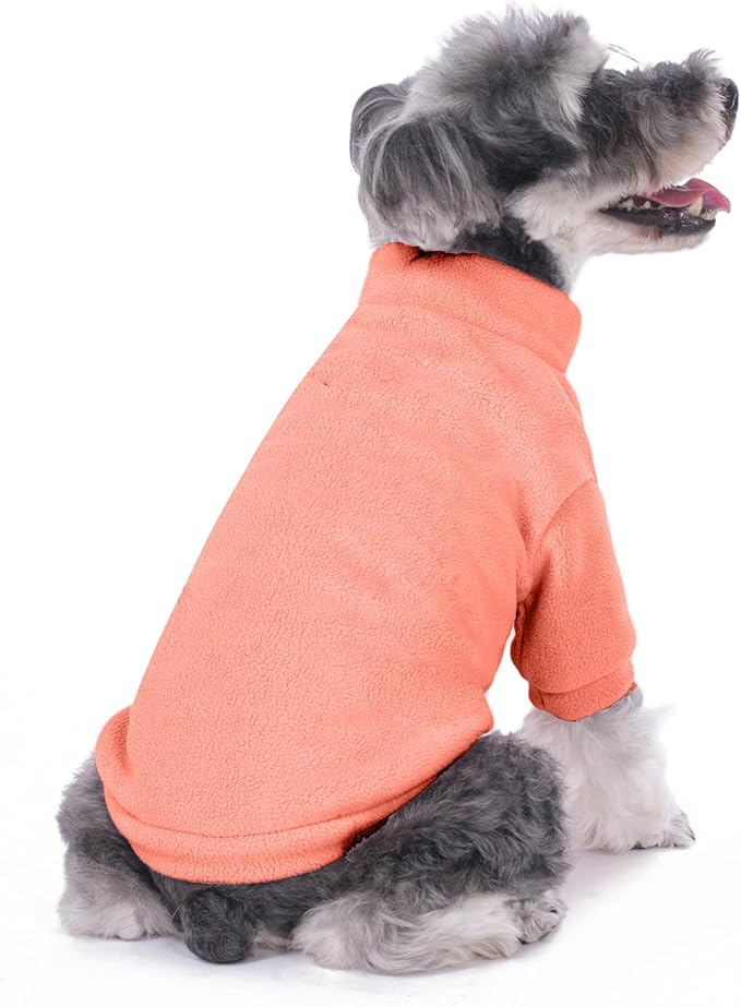 Dog Sweater, 3 Pack Dog Sweaters for Small Dogs Girl Boy, Ultra Soft Warm Puppy Clothes Dog Coat for Winter (Rose+Lt Pink+Lt Purple, Small)