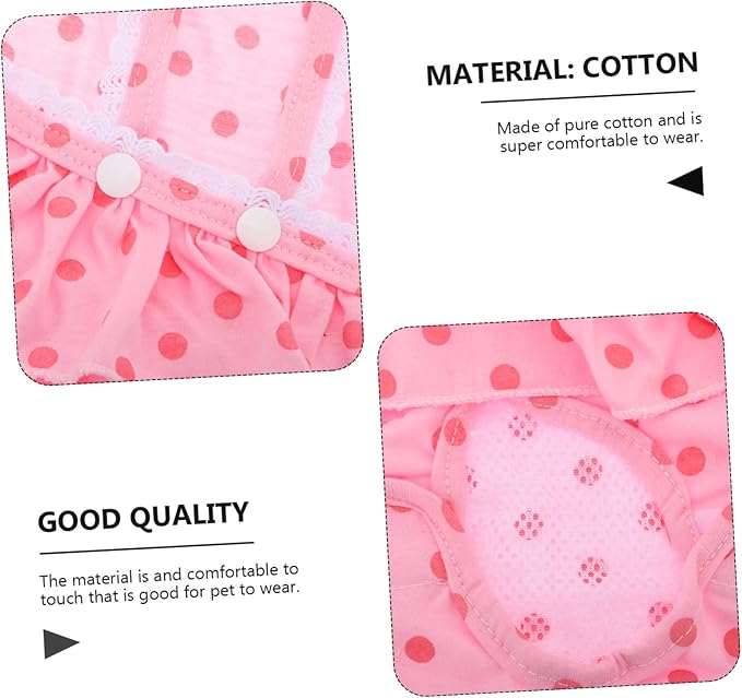 Pet Dog Physiological Diaper Panties for Female Dogs Pink S Menstruation Protection with Leak Prevention Pet Sanitary Underwear for Estrus Hygiene and Home Cleanliness