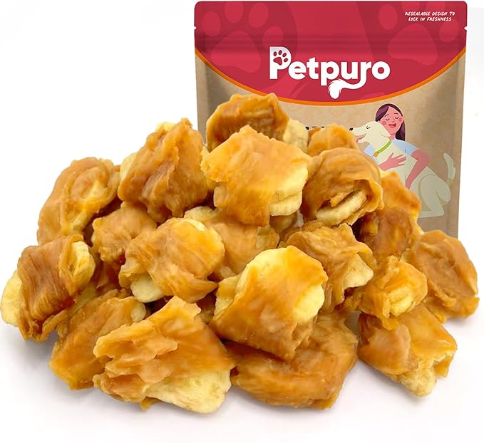Chicken Wrapped Banana Dog Treats, Gluten and Grain Free Chicken Banana Chips, Healthy Chewy Dog Bites for Puppy and Small Dogs