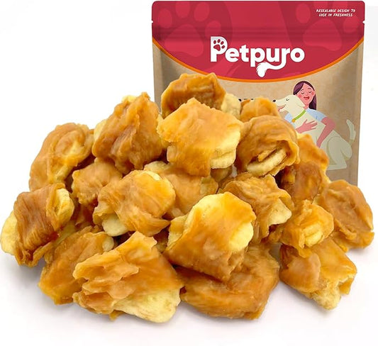 Chicken Wrapped Banana Dog Treats, Gluten and Grain Free Chicken Banana Chips, Healthy Chewy Dog Bites for Puppy and Small Dogs 1.35 Pound