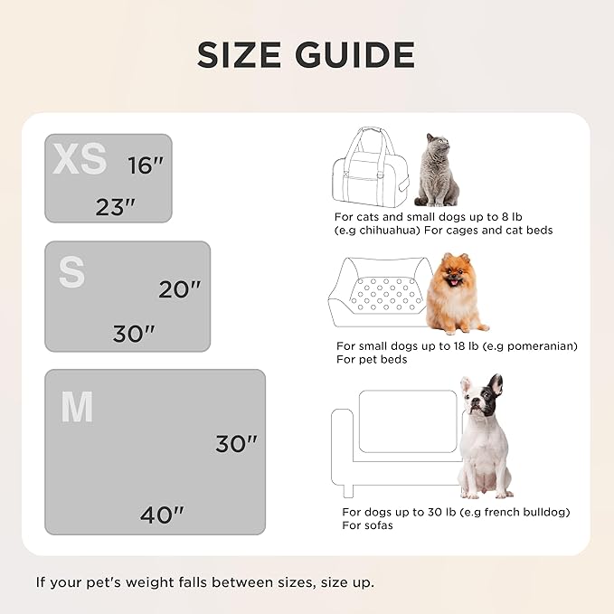 Bedsure 1 Pack 3 Pet Blankets, Super Soft Fluffy Premium Fleece Flannel Portable Throw Dog Blankets for Small Dogs, Printed Cat Puppy Blanket Paw Light Brown/Grey/Cream Small(23x16 inch)