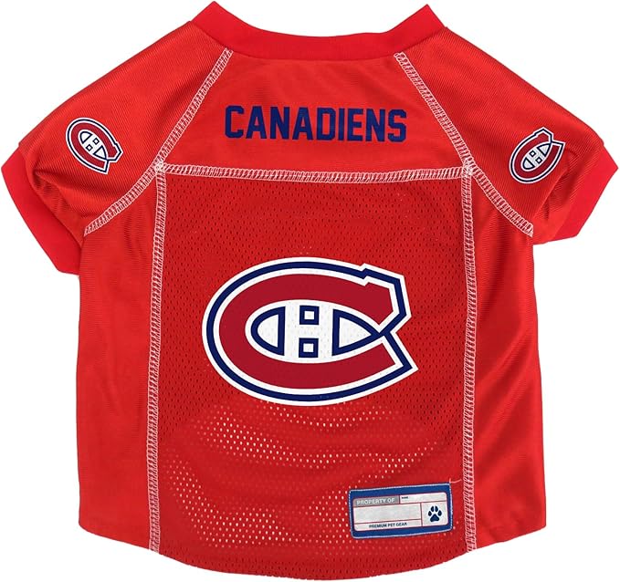 Littlearth NHL Detroit Red Wings Basic Pet Jersey, Team Color