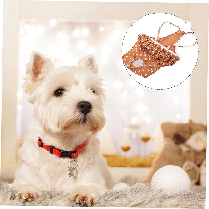 1pc Dog Diaper Panties for Female Dogs Breathable and Absorbent Design for Menstruation and Stylish Pattern