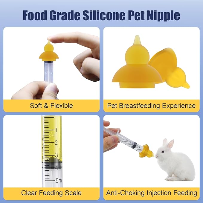65 Pcs Deluxe Whelping Kit, Delivery of Kitten and Puppy Whelping Kit with Feeding Nipple Stethoscope Aspirator Puppy ID Bands etc Complete Full Kit