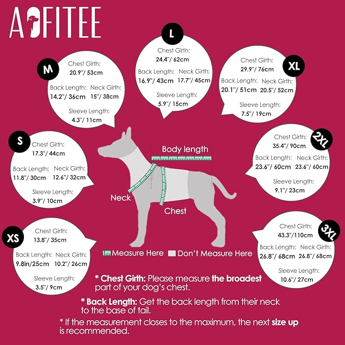 AOFITEE Fullbody Dog Coat Warm Fleece Dog Jacket, Windproof Dogs Winter Coat with Harness Built in, Reflective Turtleneck Dogs Snowsuit Puffer Jacket, Four Legged Pet Snow Suit, Christmas Red XL