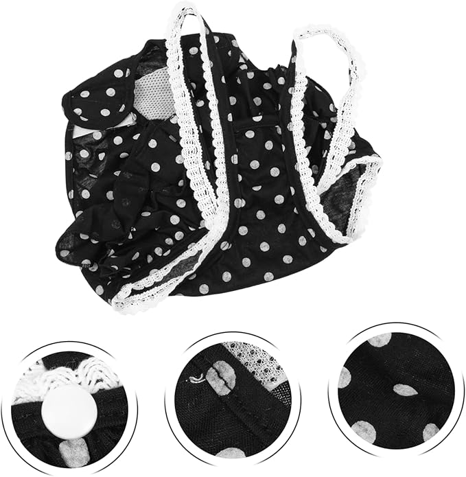 1pc Pet Diaper Suspenders Dots Printing for Female Dogs Breathable Pants Prevents Mating During Heat