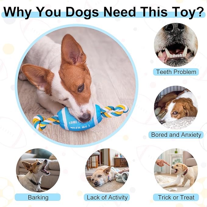 BEAUTYZOO Floating Dog Pool Toys for Small/Medium Dogs - Durable Chew-Resistant Squeaky Water Dog Toy with Rope, Interactive Fetch & Tug of War, Summer Swimming Beach Play (Oxford Fabric)