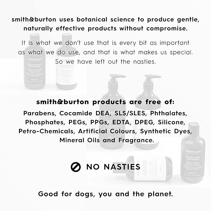 smith&burton Dermal Relief Topical Spray for Dogs & Cats, Fragrance-Free, 100% Natural, Leave On Soothing Spray for Itchy, Sensitive & Allergy-Prone Skin, 8.4 Fl oz