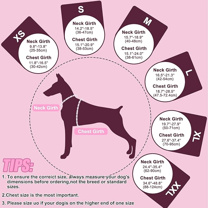 EMUST Dog Life Vests, Adjustable XS Dog Life Jacket with Rescue Handle, Puppy Flotation Vest for Small/Medium/Large Dogs, BrightPink, XS