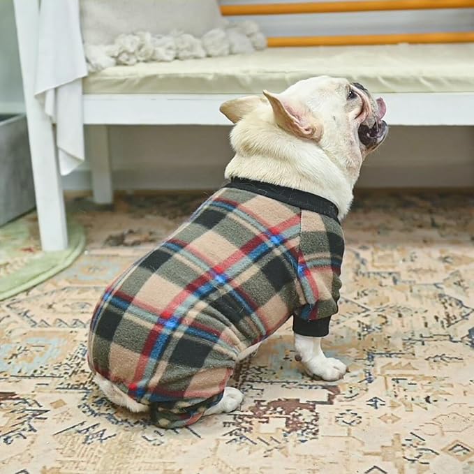SCENEREAL Dog Pajamas for Large Dogs - Soft & Warm Dogs Sweater, Small to Large Sizes, Puppy Onesie Outfits for Doggie Winter & Christmas