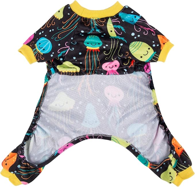 CuteBone Soft & Stretchy Dog Pajamas - Cozy Pet Jammies Breathable Jumpsuit for Small Dogs - All-Season Comfy Outfit Easy-On Pullover Design - Keeps Pets Warm & Comfortable P80XL