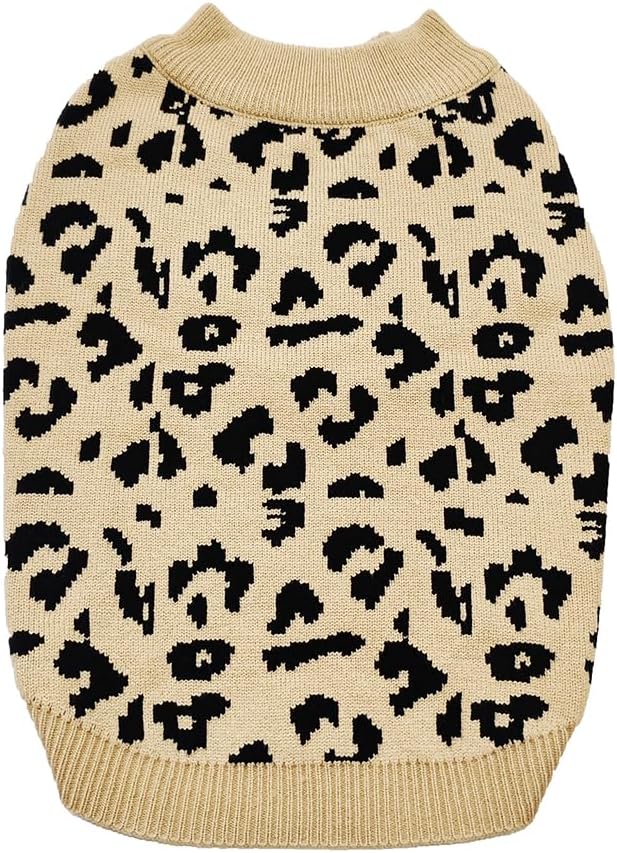 Luxury Dog Sweater – Soft Knit Designer Pet Outfit for Small Dogs & Puppies, XS–L, Stylish Warm Clothing for Yorkies, Chihuahuas, Dachshunds, Maltese, French Bulldog