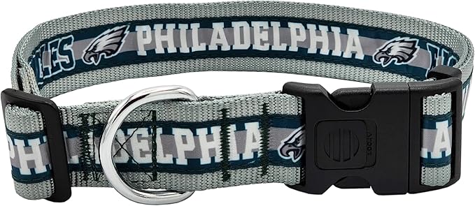 Pets First NFL Philadelphia Eagles Licensed PET COLLAR, Extra Large - Heavy-Duty, Strong, and Durable Dog Collar. Available in 31 Football Teams and 4 Sizes
