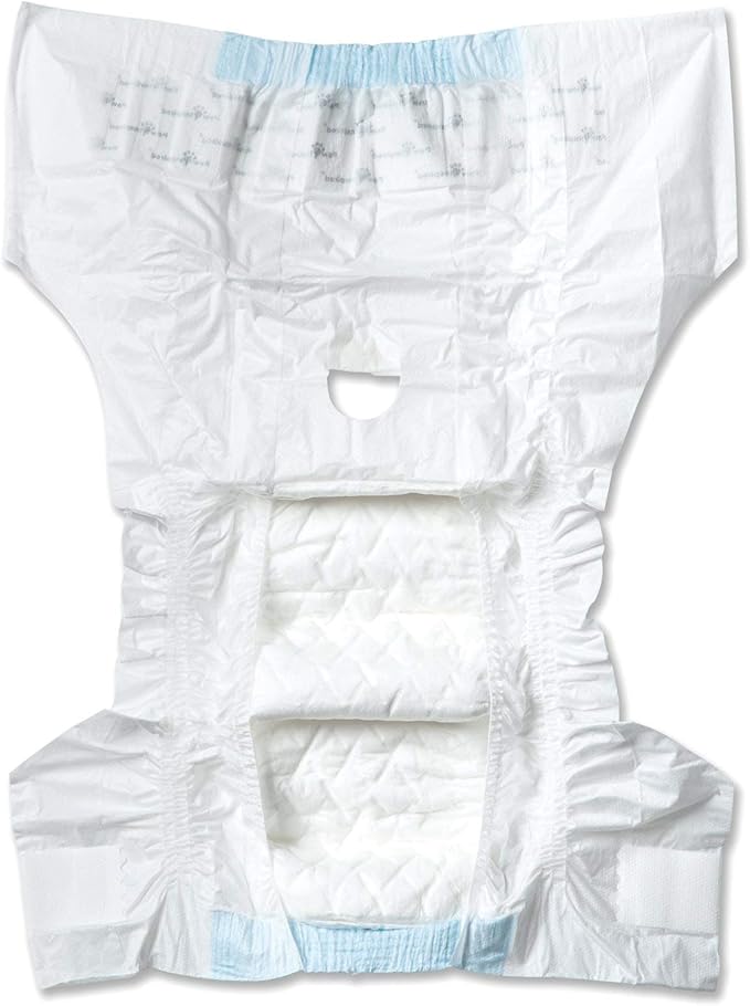 Paw Inspired 32ct Disposable Dog Diapers | Female Dog Diapers Ultra Protection | Diapers for Dogs in Heat, Excitable Urination, or Incontinence (Medium)