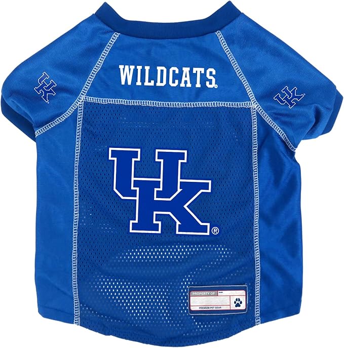 Littlearth NCAA Kentucky Wildcats Basic Pet Jersey, Team Color, Medium
