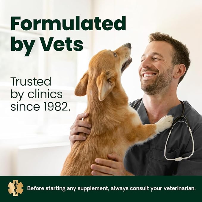 VetriScience Extra Strength Healthy Hip & Joint Chews, GlycoFlex Glucosamine and Green-Lipped Mussel Joint Support Supplement for Small Breed Dogs, Soothe Joint Discomfort, Chicken, 60 Count
