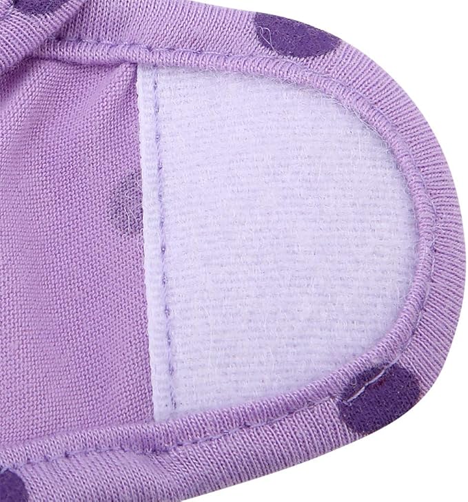 Female Dog Diapers, Cotton Sweet Dots Sanitary Pantie Breathable Menstrual Pants with Adjustable Suspender Washable Pet Underwear Diaper Doggie Period Panties for Pet Dog Puppy