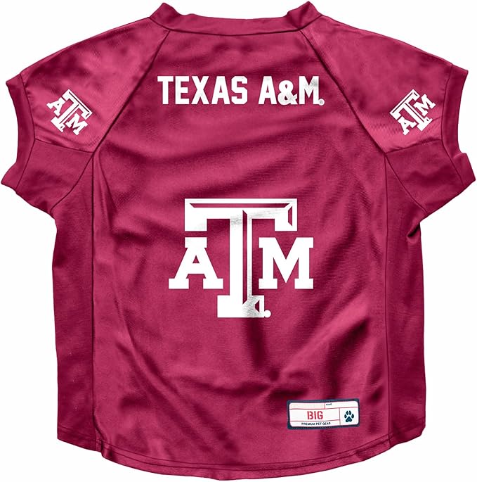 Littlearth NCAA Texas A&M Aggies Stretch Pet Jersey, Team Color, Big Dog