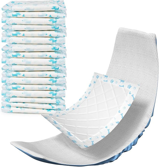 Disposable Dog Diaper Liners Booster Pads for Male and Female Dogs, Doggie Diaper Inserts fit Most Types of Dog Diapers - Pet Belly Bands and Male Wraps (S/M-160Count)