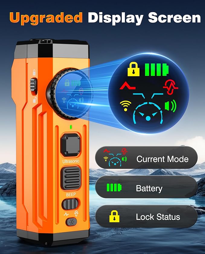 Dog Bark Deterrent Devices, 2025 Upgraded 3x Sonic Emitters Anti Barking Device for Own Or Neighbor's Dog, Safe & Effective Portable Ultrasonic Dog Bark Shield Rechargeable Dog Barking Silencer