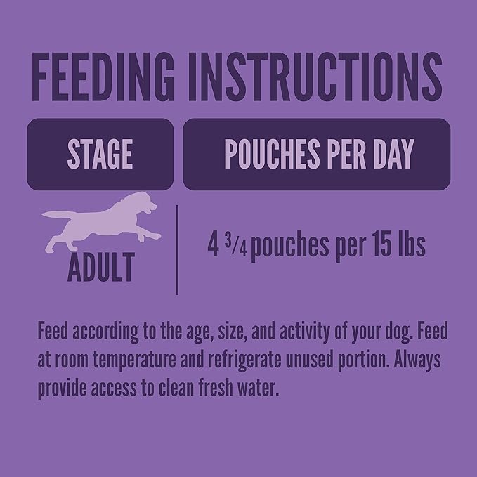 A Strong Heart Wet Dog Food Pouches, Chicken Casserole Dinner in Gravy, 3.5 oz Pouches (Pack of 24), Made in The USA with Real Chicken
