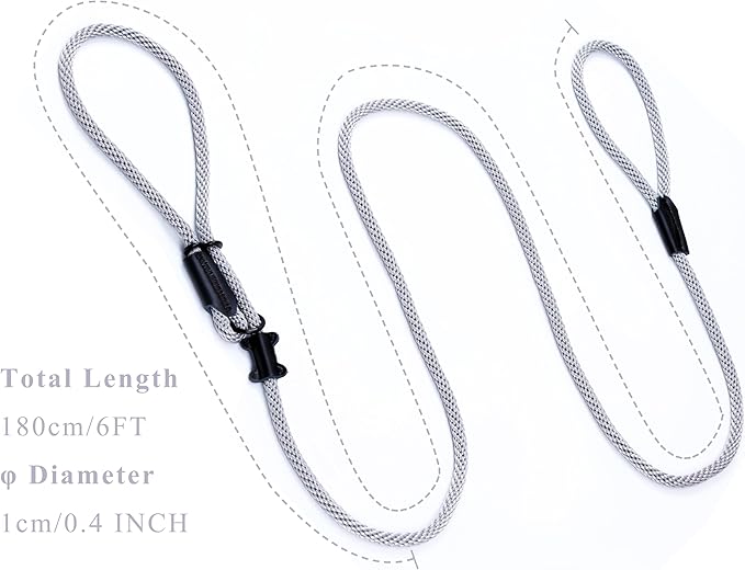 Multifunctional Figure 8 Padded Head Halter Walking Training Leather Stopper Rope Slip Lead Dog Leash Muzzle (Grey)