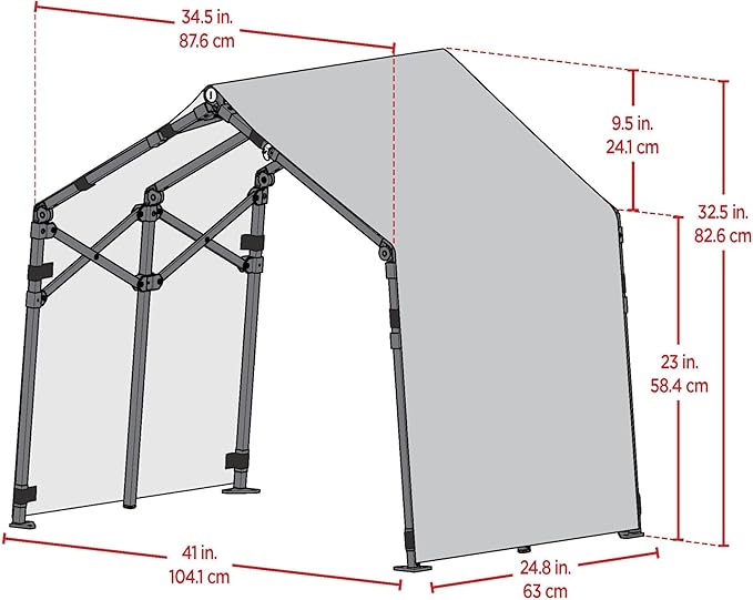 Life is Good 3.5' Outdoor Pet Shade, Versatile Pet Canopy Pop-up Shade Tent for Dogs, Cats, Small Animals and Livestock, You Had Me at Woof