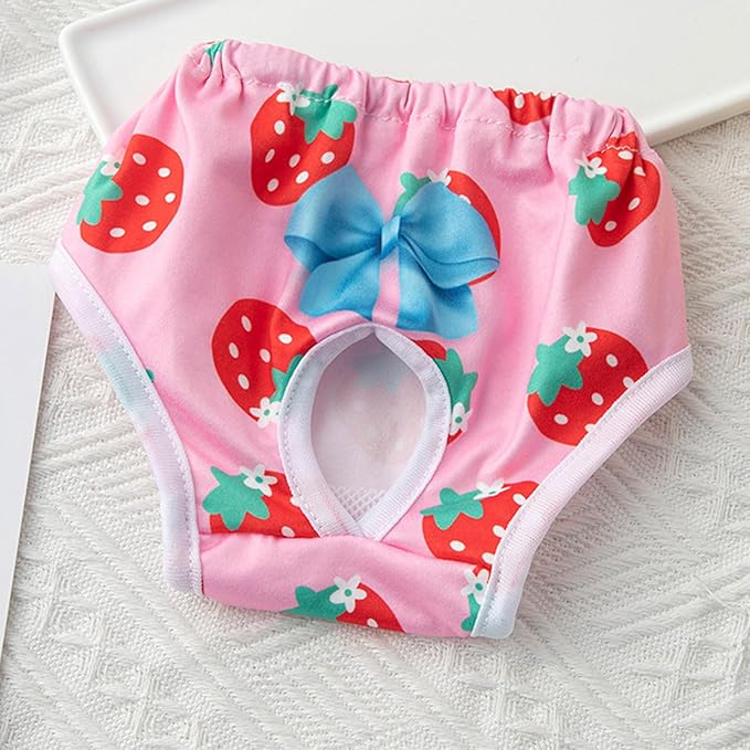 Dog Diaper Breathable Dress Female Pants Panties Shorts Reusable Doggies Period Diaper Washable