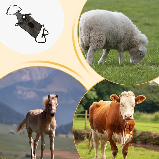 Goat Protective Apron - Anti Mating Animal Protective Wear, Anti Breeding Sheep Supplies Harness | Livestock Clothing with Adjustable Strap, Sheep Skirt for Animal Health