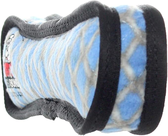 TUFFY - World's Tuffest Soft Dog Toy - MEGA -Multiple Layers. Made Durable, Strong & Tough. Interactive Play (Tug, Toss & Fetch). Machine Washable & Floats (Bone Chain Link, Large)