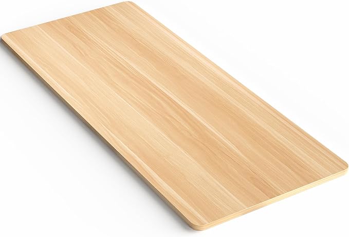 VIVO Light Wood Universal 71 x 30 inch Solid One-Piece Table Top for Standard and Sit to Stand Height Adjustable Home and Office Desk Frames, DESK-TOP71C