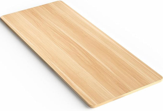 VIVO Light Wood Universal 71 x 30 inch Solid One-Piece Table Top for Standard and Sit to Stand Height Adjustable Home and Office Desk Frames, DESK-TOP71C
