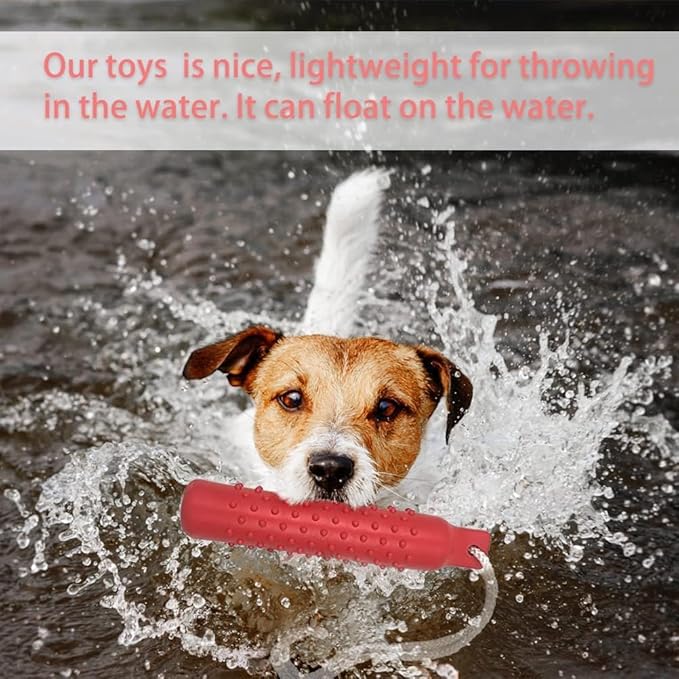 BINGPET Dog Float Bumper Toy,10.8 Inch Large Training Dummy Retrieving Bumpers Summer Pool Toy Tug Game for Large XL Dogs Retriever